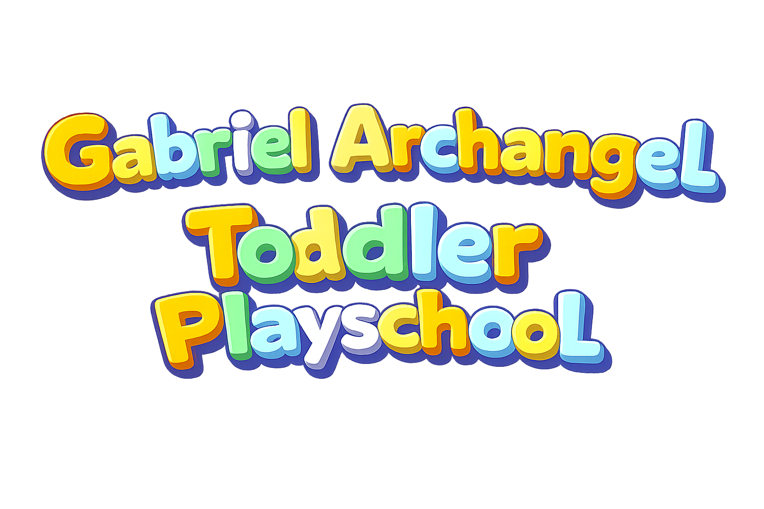 Gabriel Archangel toddler playschool text